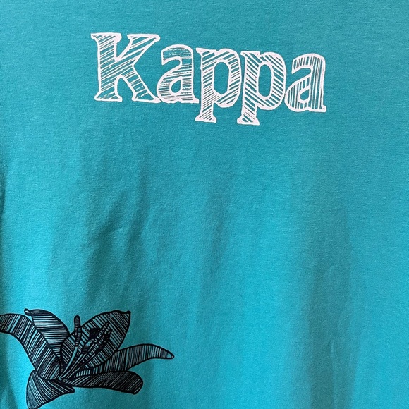 NWT KAPPA AUTHENTIC GRAPHIK TEZ DRESS – TEAL Sz M - Picture 3 of 5